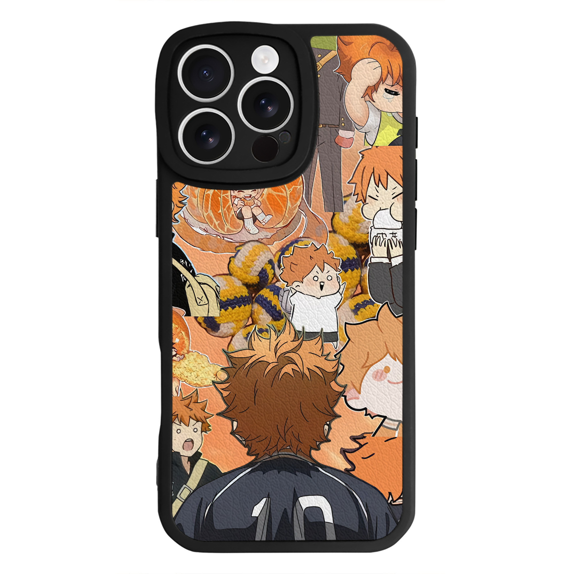 （画像用） ハイキュー!! Haikyu!! 【iPhone 16シリーズ対応】シリコンスマホケース（レザー調） 材質：シリコン